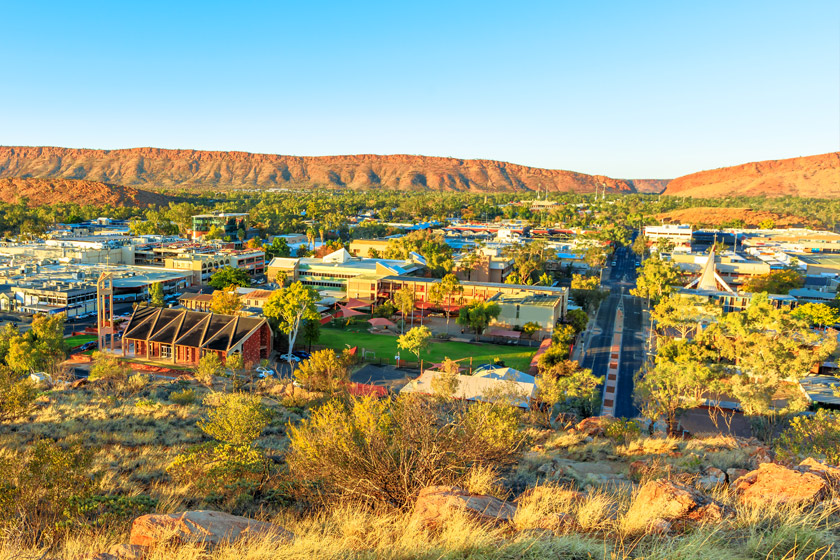 Australia's red centre Alice Springs